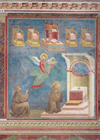 The Vision of the Thrones by Giotto di Bondone